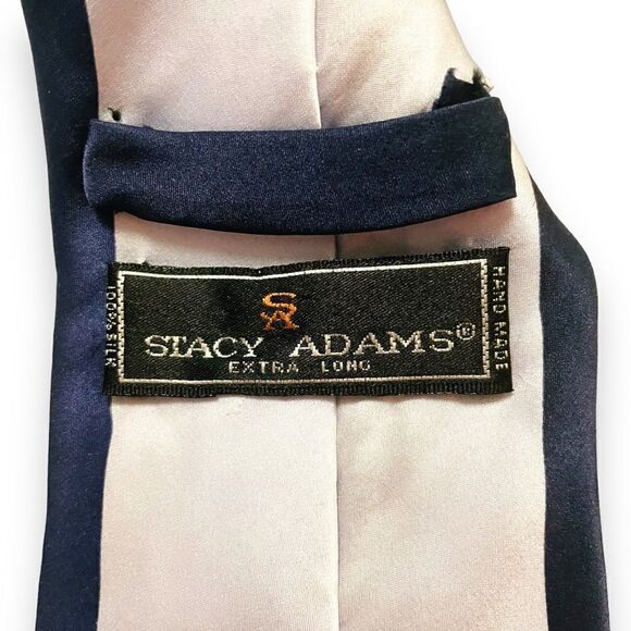 Stacy Adams Extra Long Silk Tie - Picture 5 of 6